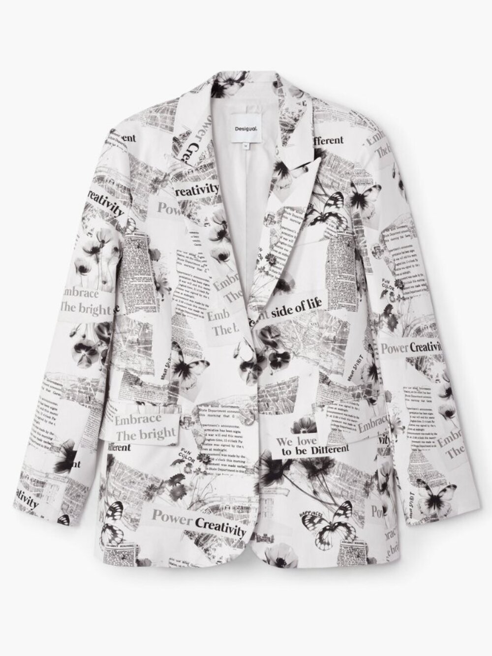 Desigual White Blazer